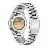 CITIZEN Automatico TSUYOSA con Cassa Rotonda Quadrante Blu e Cinturino Acciaio Retro NJ0150-81L