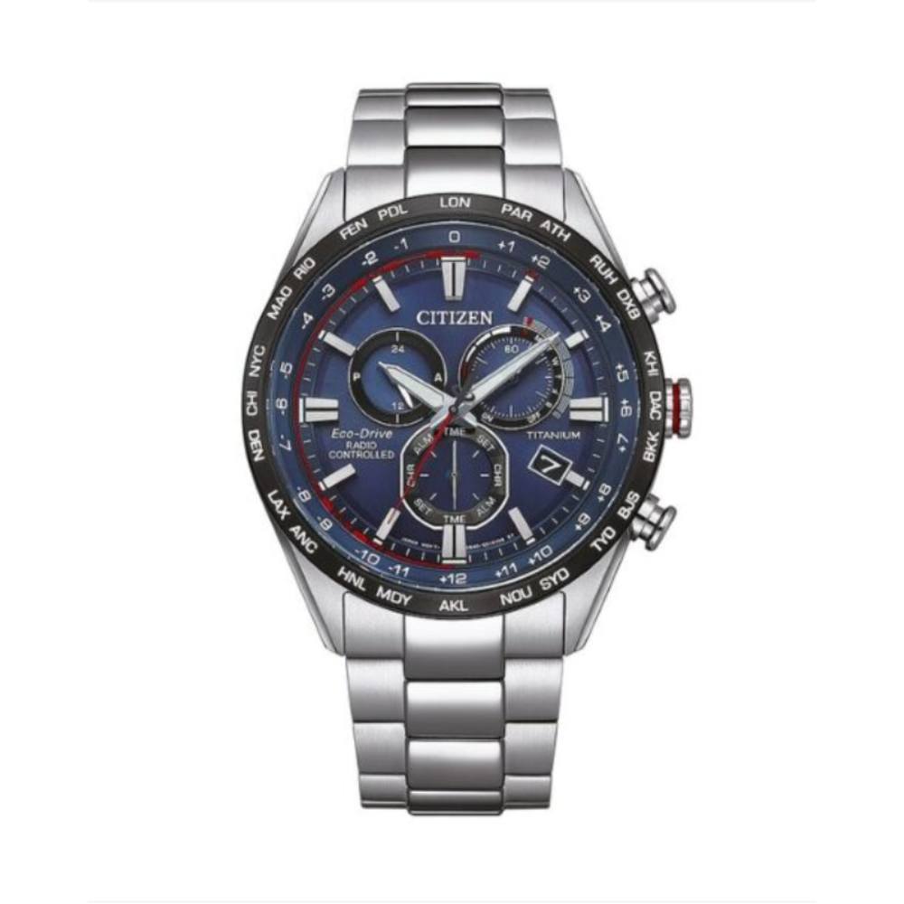 Citizen Super Titanio Eco Drive AW1330-56A: Orologio Uomo Con Carica Luce, Vetro Zaffiro, Cassa 43mm, Bracciale In Titanio, Impermeabile 10 Bar