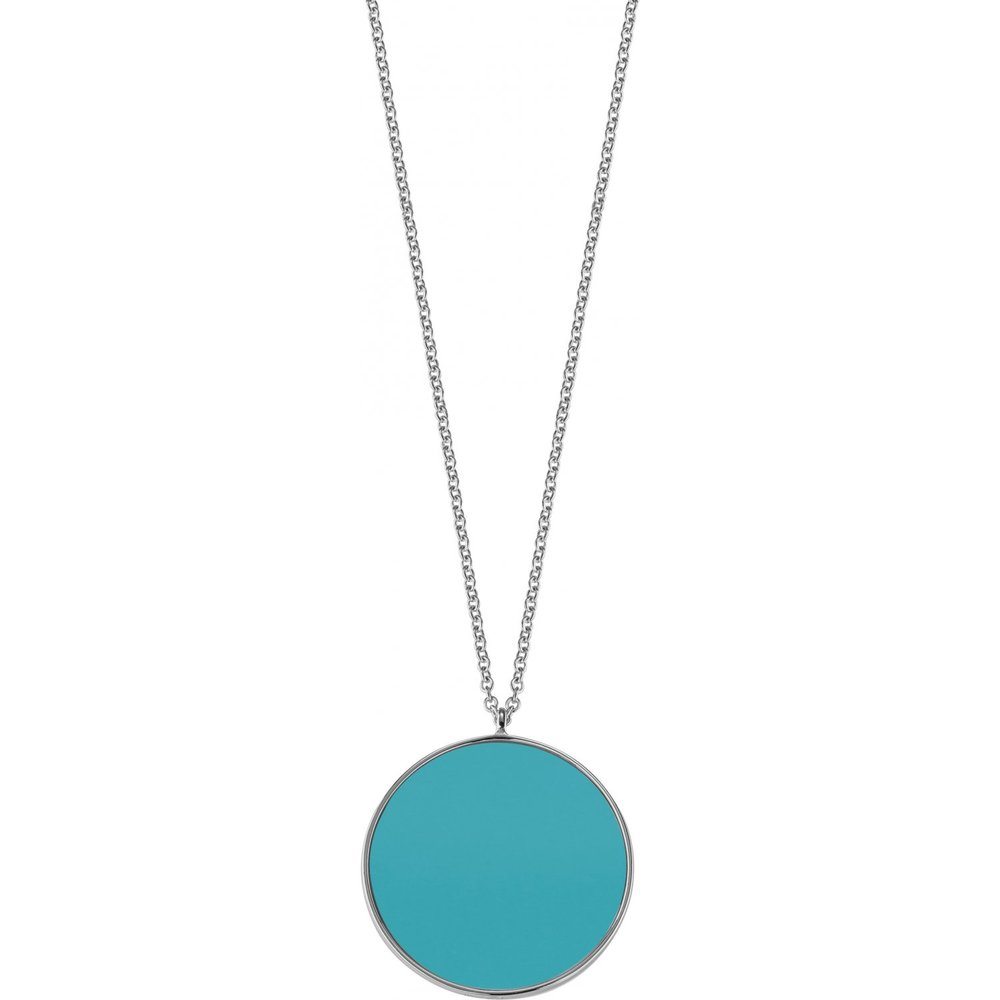 MORELLATO Orecchini A Cerchio Donna In Acciaio Con Perline Agata, Collezione Summer Colors, Diametro 1,7 Cm