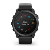 Orologio Smartwatch Garmin Unisex Cassa Rotonda e Cinturino in Silicone Nero 010-02704-01 Variante1