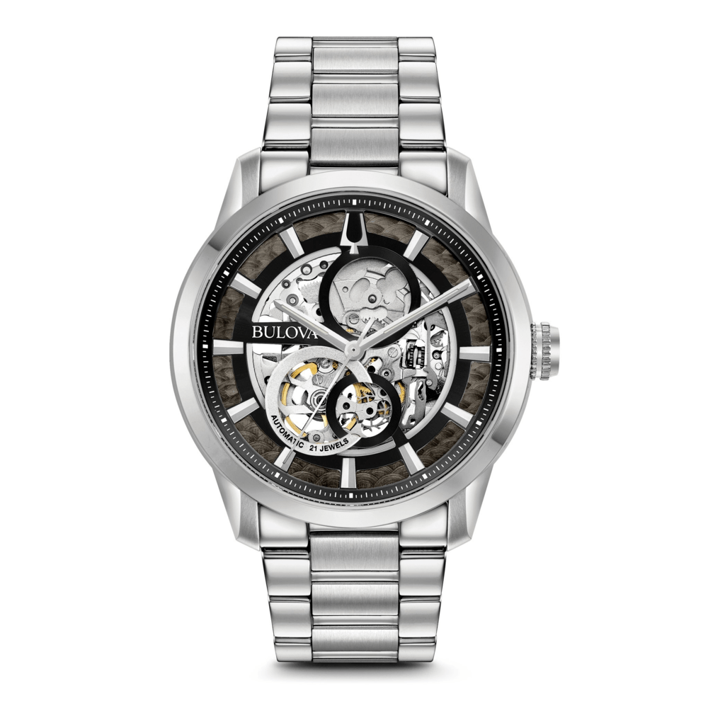 Orologio Cinturino Acciaio Bulova BULOVA Uomo Classic Nero 96A208