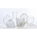 Jarrón Venini Opalino Cristal Hoja de Oro Pequeño 30 cm 706.38