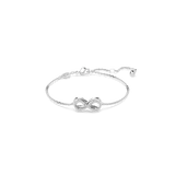SWAROVSKI Bracciale con simbolo infinito in metallo rodiato con zirconi 5679664