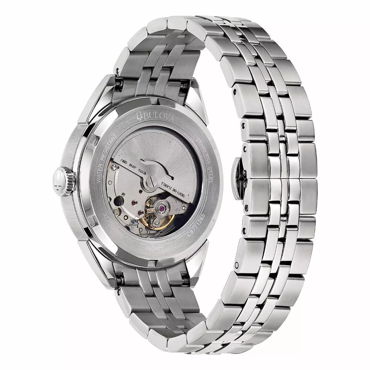 Orologio uomo automatico Bulova Sutton blu 96B425 cassa e bracciale acciaio
