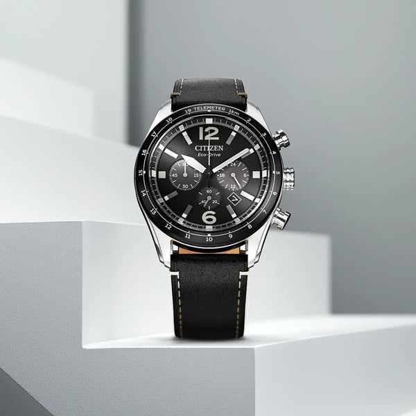 Citizen Aviator Nero CA4654-04E ambientato
