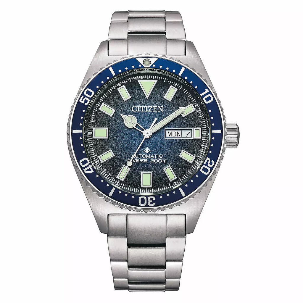 Citizen NH8350-83L - Orologio Automatico Uomo Quadrante Blu Sunray Acciaio, Giorno E Data
