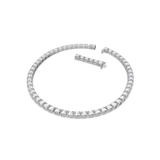 Swarovski collana tennis da donna con cristalli squadrati su montatura a griffe 5599153 Variante