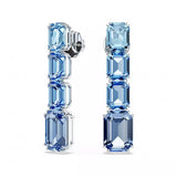 Orecchini Pendenti Swarovski Millenia con Cristalli Ottagonali Blu 5696516 Variante