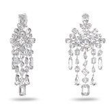 Orecchini Swarovski Chandelier Pendenti Rodiati con Cristalli di Varie forme 5639329 Variante