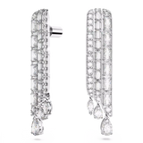 SWAROVSKI Orecchini rodiati pendenti con zirconi di varie forme 5668354 Variante