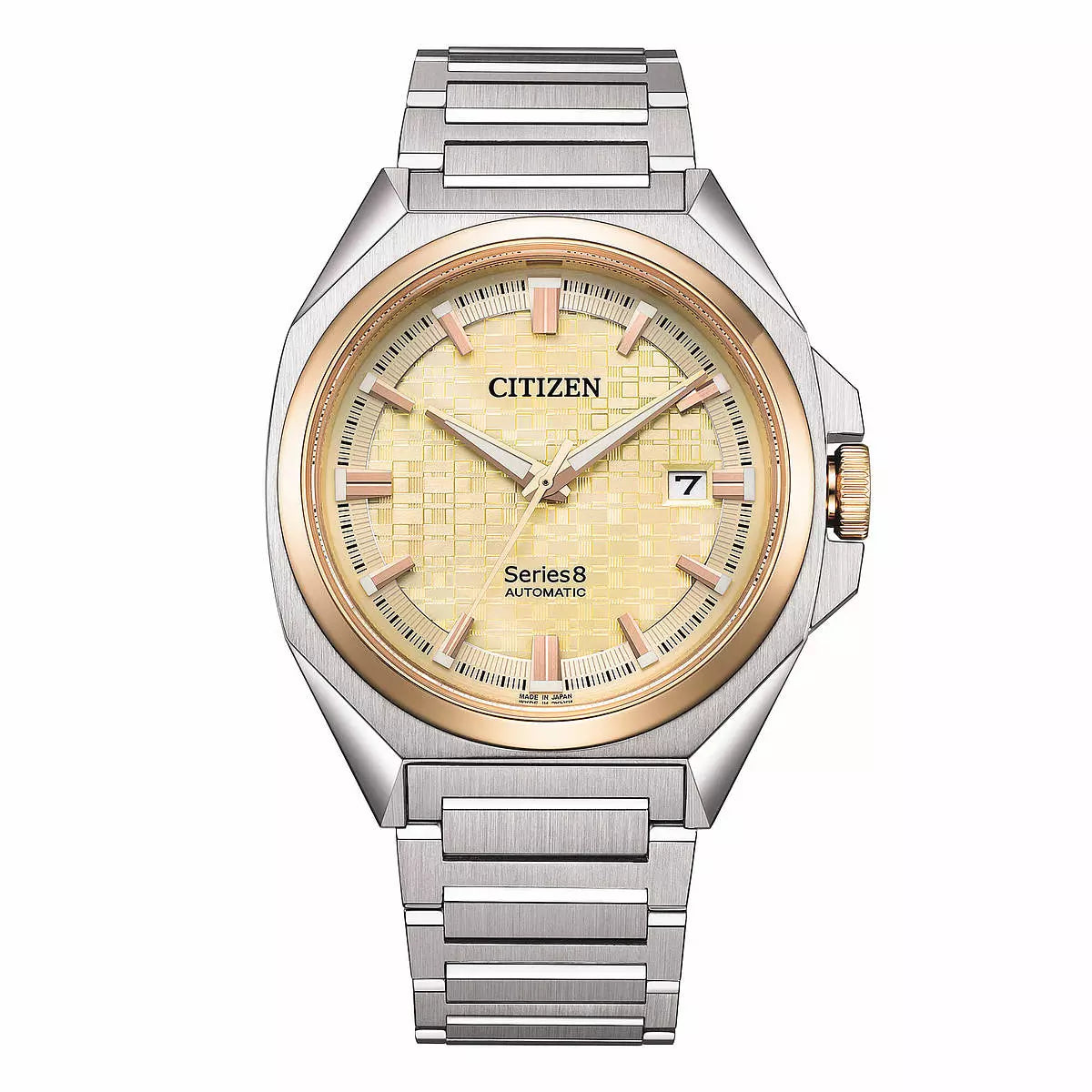 Citizen horloge NB6059-57P heren automaat met champagne wijzerplaat