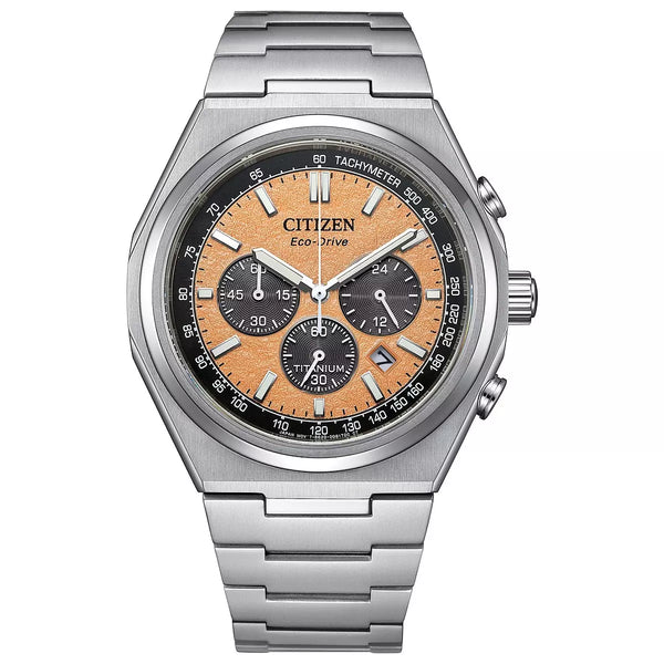 Orologio Citizen Super Titanio Crono Arancione CA4610-85Z – ALFYO