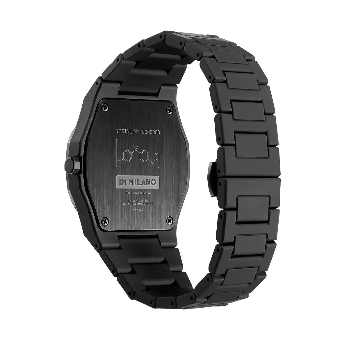 Orologio D1 Milano SPACE GREY POLYCARBON 40.5 MM ref PCBJ13