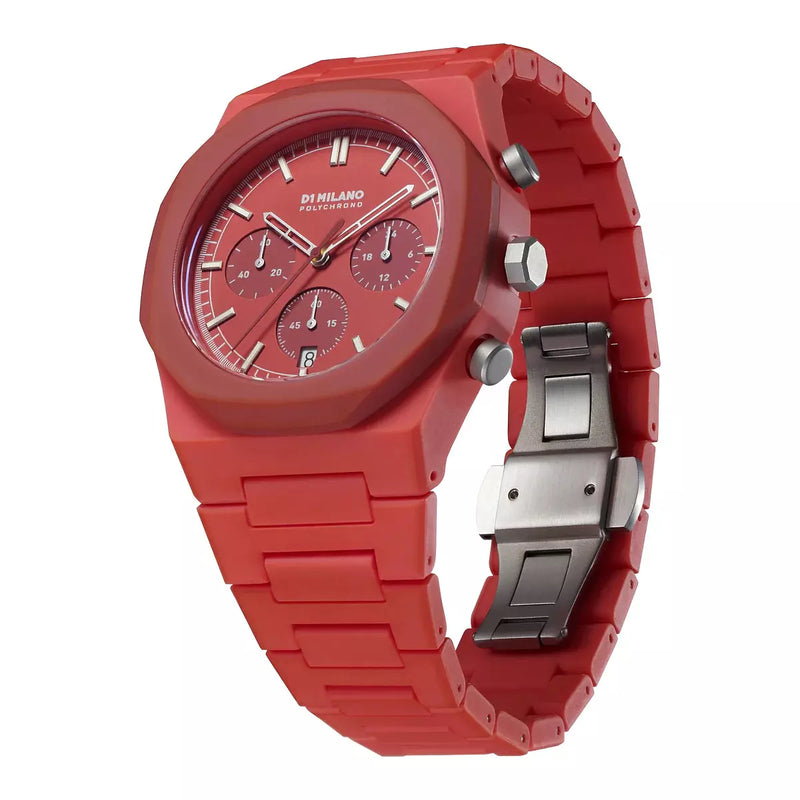 Orologio Unisex D1 Milano Rosso Polychrono Red Blast PHBJ05 variante3