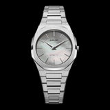 Orologio D1 Milano da Donna al Quarzo Ultra Thin Cassa e Cinturino in Acciaio Quadrante in Madreperla UTBL19