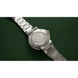 Orologio ORIS Aquis Date Dat Watt II quadrante verde bracciale in acciaio 01 743 7734 4197-Set dettaglio 5