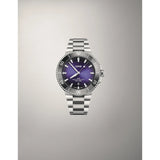 Orologio ORIS Aquis Date Taste of Summer quadrante viola bracciale in acciaio 01 733 7789 4158-07 8 23 04PEB