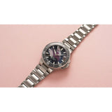 Orologio ORIS Aquis Date Upcycle quadrante multicolor bracciale in acciaio 01 733 7787 4150-07 8 22 04PEB dettaglio 4