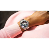 Orologio ORIS Aquis Date Upcycle quadrante multicolor bracciale in acciaio 01 733 7789 4150-07 8 23 04PEB dettaglio 5