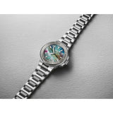 Orologio ORIS Aquis Date Upcycle quadrante multicolor bracciale in acciaio 01 733 7792 4150-07 8 19 05P dettaglio