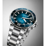 Orologio ORIS Aquis Date quadrante blu bracciale in acciaio 01 400 7769 4135-07 8 22 09PEB dettaglio 4