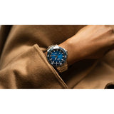 Orologio ORIS Aquis Date quadrante blu bracciale in acciaio 01 400 7790 4135-07 8 23 02PEB dettaglio 3