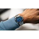 Orologio ORIS Aquis Date quadrante blu bracciale in acciaio 01 400 7790 4135-07 8 23 02PEB