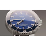 Orologio ORIS Aquis Date quadrante blu bracciale in acciaio 01 733 7787 4135-07 8 22 04PEB