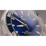 Orologio ORIS Aquis Date quadrante blu bracciale in acciaio 01 733 7789 4135-07 8 23 04PEB