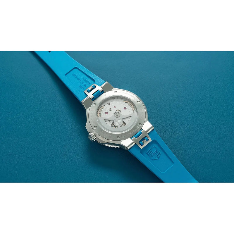 Orologio ORIS Aquis Date quadrante blu cinturino in gomma blu 01 400 7790 4135-07 4 23 45EB dettaglio 5
