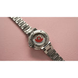 Orologio ORIS Aquis Date quadrante rosa bracciale in acciaio 01 733 7770 4158-07 8 18 05P dettaglio 2