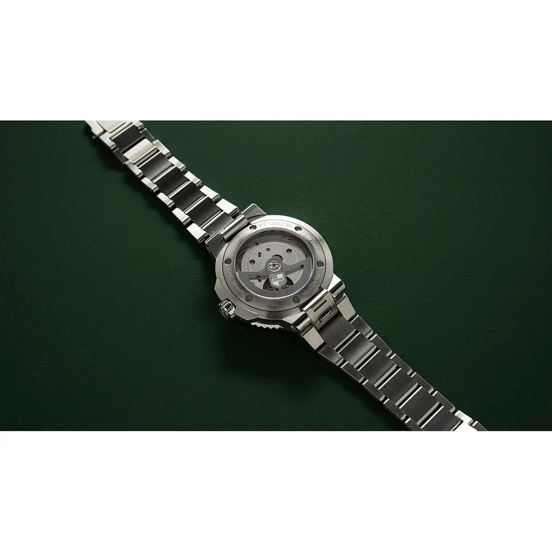 Orologio ORIS Aquis Date quadrante verde bracciale in acciaio 01 400 7769 4157-07 8 22 09PEB dettaglio 4