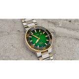 Orologio ORIS Aquis Date quadrante verde bracciale in acciaio 01 400 7769 6357-07 8 22 09PEB dettaglio 2
