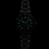 Orologio ORIS Aquis Date quadrante verde bracciale in acciaio 01 400 7790 4157-07 8 23 02PEB dettaglio 2