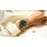 Orologio ORIS Aquis Date quadrante verde cinturino in gomma 01 733 7789 4157-07 4 23 37FC dettaglio 3