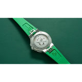 Orologio ORIS Aquis Date quadrante verde cinturino in gomma verde 01 400 7790 4157-07 4 23 47EB dettaglio 4