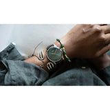 Orologio ORIS Artelier S quadrante verde cinturino in pelle marrone 01 733 7762 4057-07 5 20 70FC