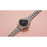 Orologio ORIS Big Crown Diamonds quadrante nero bracciale in acciaio 01 531 7797 4094-07 8 17 06 dettaglio 5
