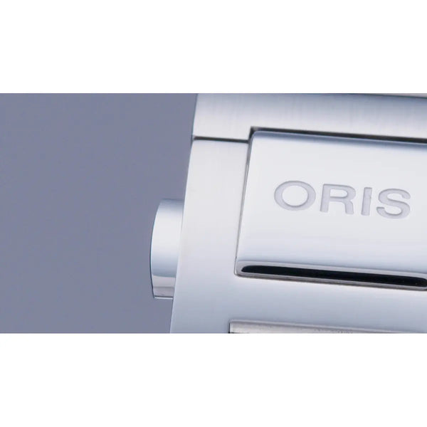 Orologio ORIS Big Crown Diamonds quadrante nero bracciale in acciaio 01 531 7797 4094-07 8 17 06