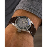 Orologio ORIS Big Crown Pointer Date Cervo Volante quadrante grigio cinturino in pelle marrone 01 754 7779 4063-Set