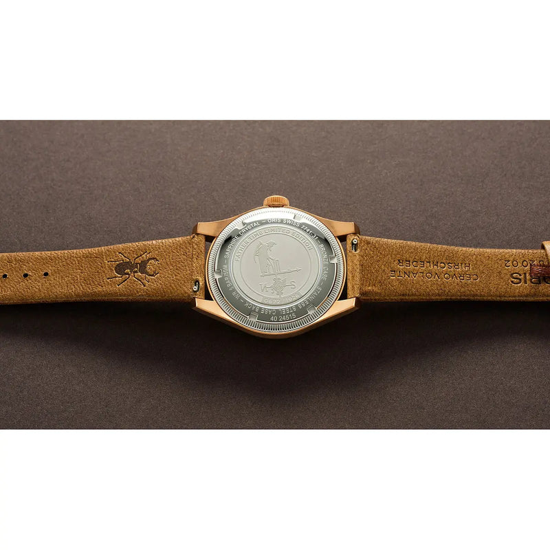 Orologio ORIS Big Crown Pointer Date Father Time quadrante bianco cinturino in pelle marrone 01 754 7741 3161-Set dettaglio 4