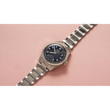 Orologio ORIS Big Crown Pointer Date quadrante blu bracciale in acciaio 01 403 7776 4065-07 8 19 06 dettaglio 5