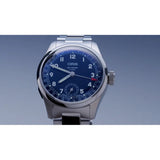 Orologio ORIS Big Crown Pointer Date quadrante blu bracciale in acciaio 01 403 7776 4065-07 8 19 06