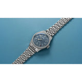 Orologio ORIS Big Crown Pointer Date quadrante blu bracciale in acciaio 01 754 7741 4065-07 8 20 22 dettaglio 3