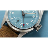 Orologio ORIS Big Crown Pointer Date quadrante blu cinturino in pelle marrone 01 473 7786 4065-07 5 19 22FC dettaglio 4