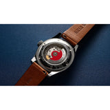 Orologio ORIS Big Crown Pointer Date quadrante blu cinturino in pelle marrone 01 754 7741 4365-07 5 20 58 dettaglio 4
