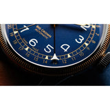 Orologio ORIS Big Crown Pointer Date quadrante blu cinturino in pelle marrone 01 754 7741 4365-07 5 20 58 dettaglio