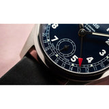 Orologio ORIS Big Crown Pointer Date quadrante blu cinturino in pelle nero 01 403 7776 4065-07 5 19 11 dettaglio 3