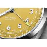 Orologio ORIS Big Crown Pointer Date quadrante giallo bracciale in acciaio 01 754 7798 4069-07 8 20 06 dettaglio 5