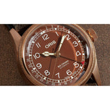 Orologio ORIS Big Crown Pointer Date quadrante marrone cinturino in pelle marrone 01 754 7741 3166-07 5 20 74BR dettaglio 4